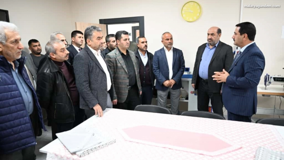 Başkan Taşkın, tamamlanan projeleri teşkilatla inceledi