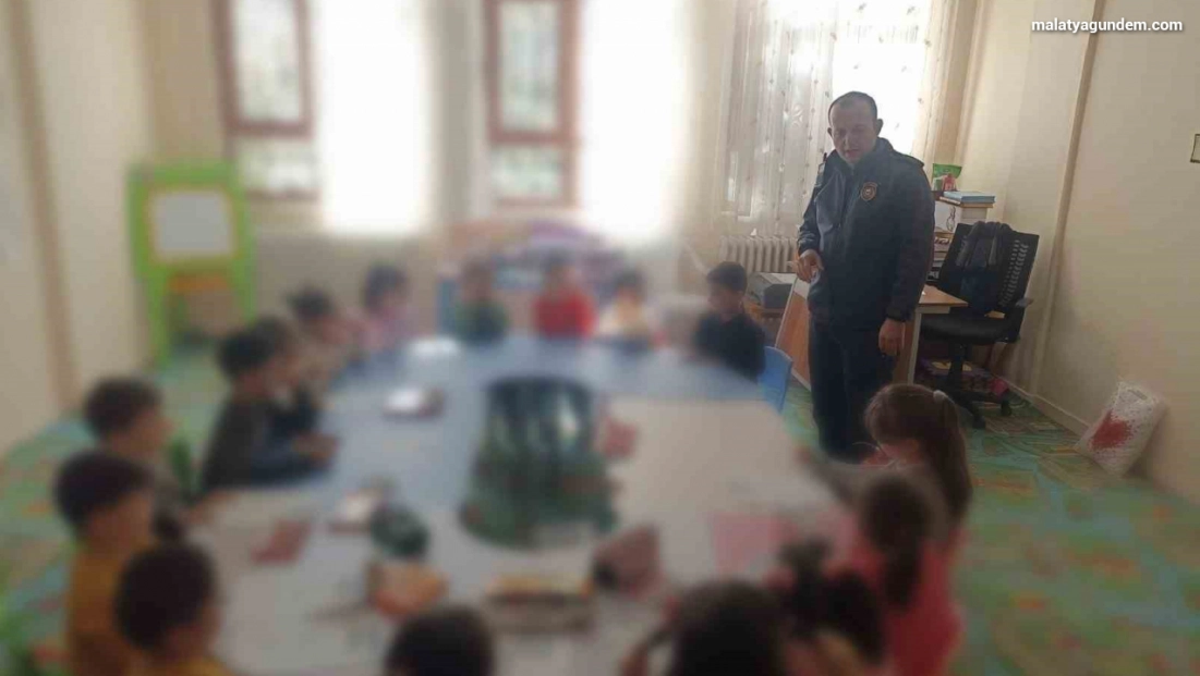 Darende'de Kur'an kursu öğrencilerine yangın eğitimi