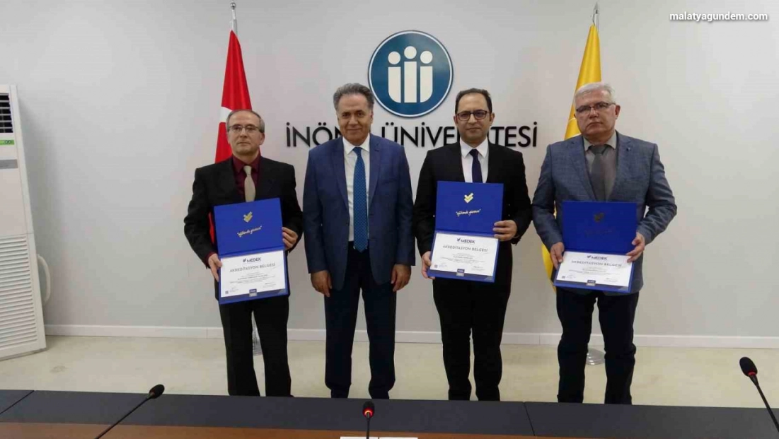 İnönü Üniversitesi'nde akreditasyon başarısı