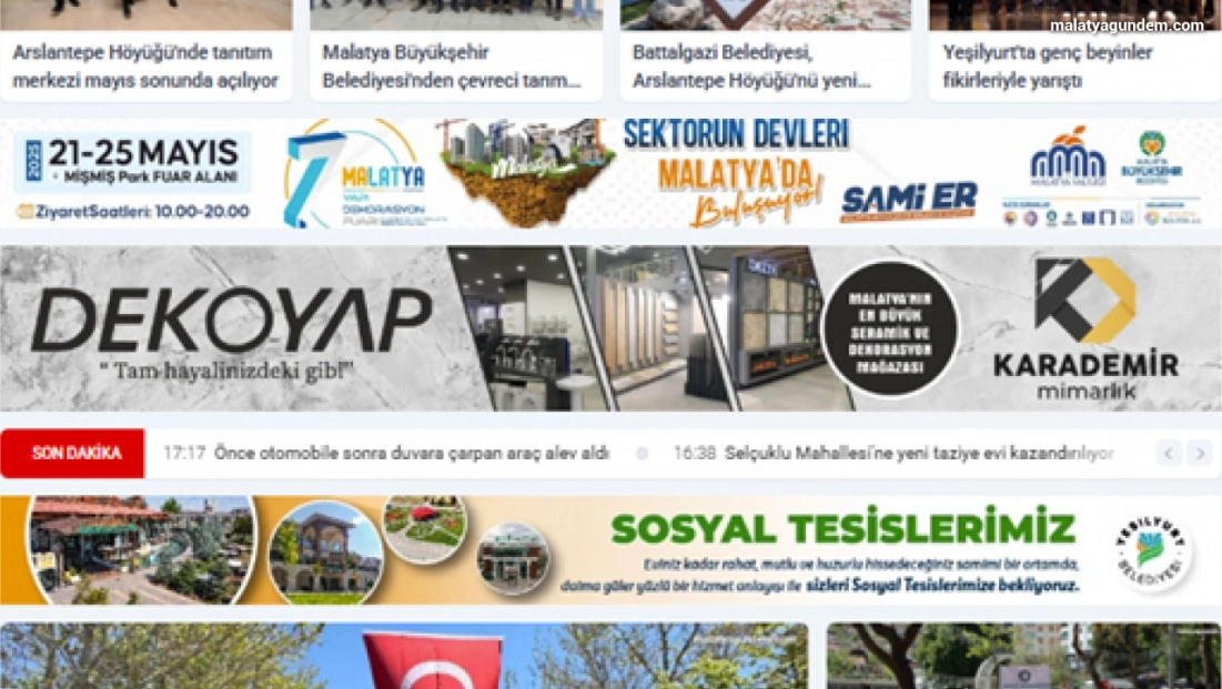 Malatya Büyükşehir Belediyesi reklam