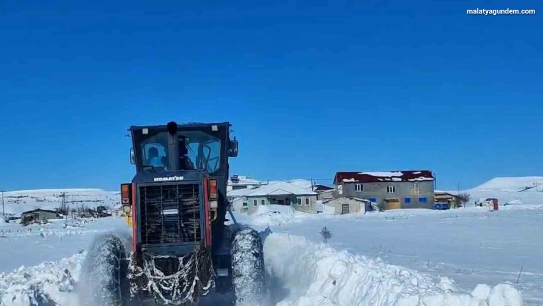Malatya'da 176 mahalle yolu ulaşıma açıldı