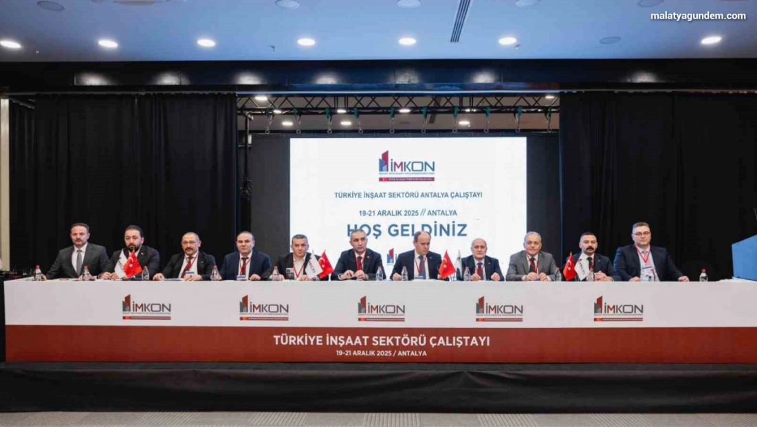 İnşaat sektörünün sorunları 7. Çalıştay'da konuşuldu