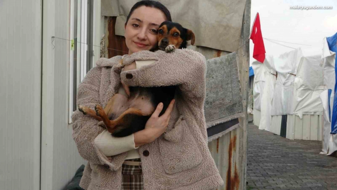 Malatya'da konteyner kentin Boncuk'u milyonların sevgilisi oldu