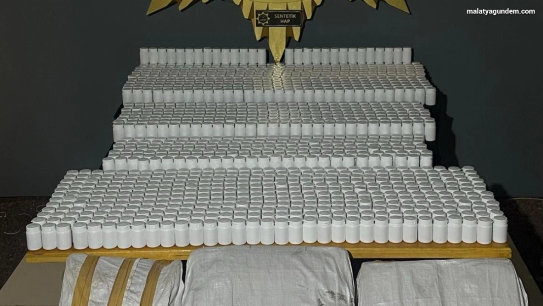 Uyuşturucu operasyonunda 75 bin 376 adet sentetik ecza ele geçirildi