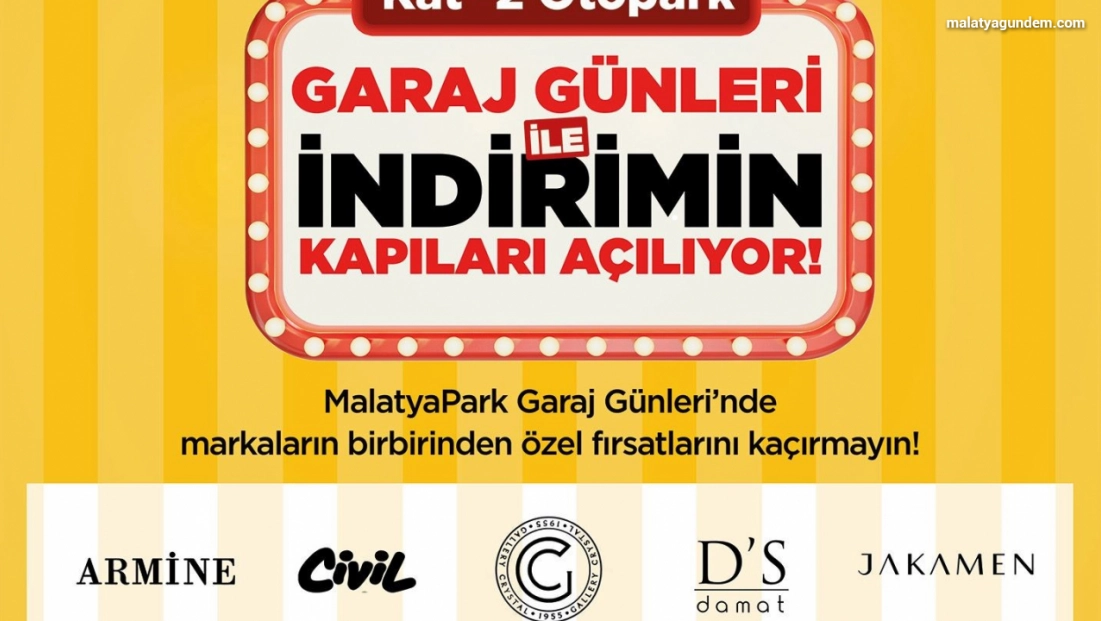 MalatyaPark AVM'de 'Garaj Günleri' başlıyor