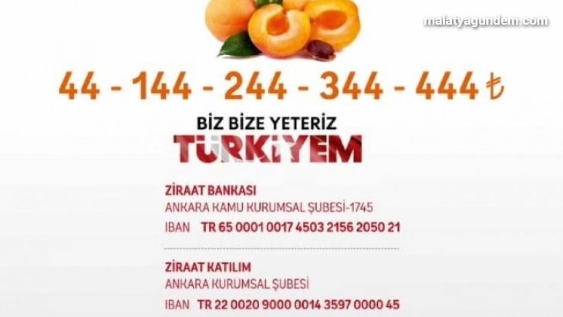 'Biz bize yeteriz Türkiye'm kampanyasına 44'lü katılım