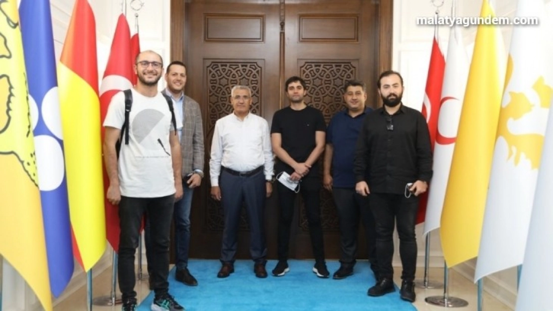 Başkan Güder'e ziyaret