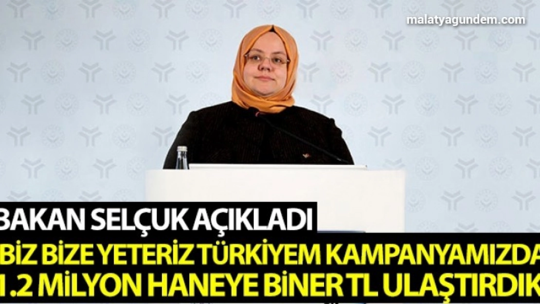 1,2 milyon ihtiyaç sahibi haneye 1.000'er TL destek