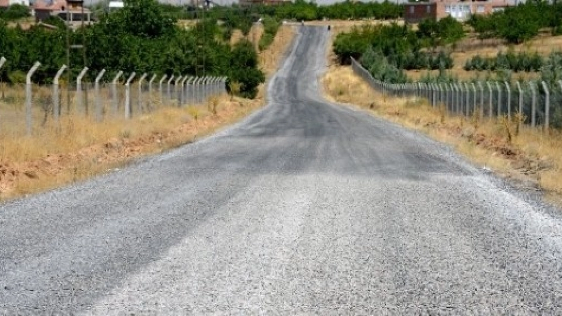 10 Kilometrelik Grup Yolu Asfaltlandı
