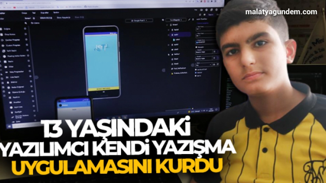 13 yaşındaki yazılımcı kendi yazışma uygulamasını kurdu