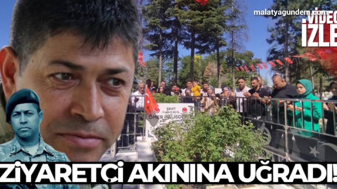 15 Temmuz kahramanı şehit Halisdemir'in kabrine ziyaretçi akını