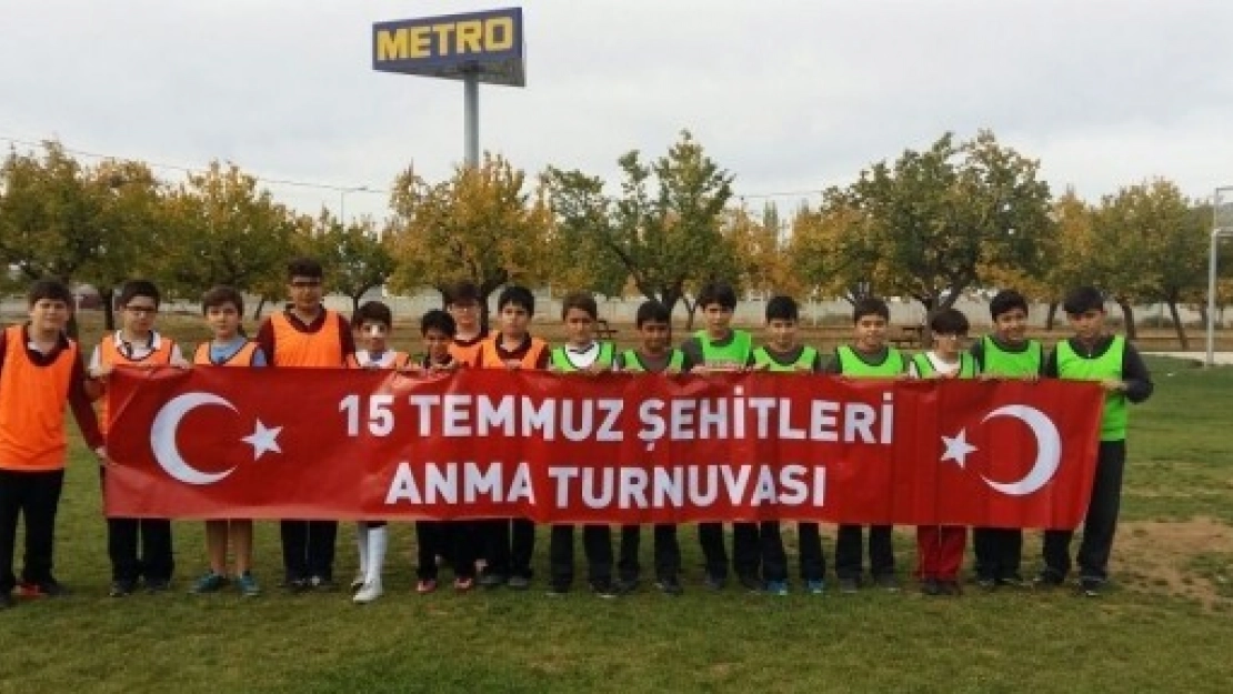 15 Temmuz Şehitleri Futbol Turnuvası İle Anıldı