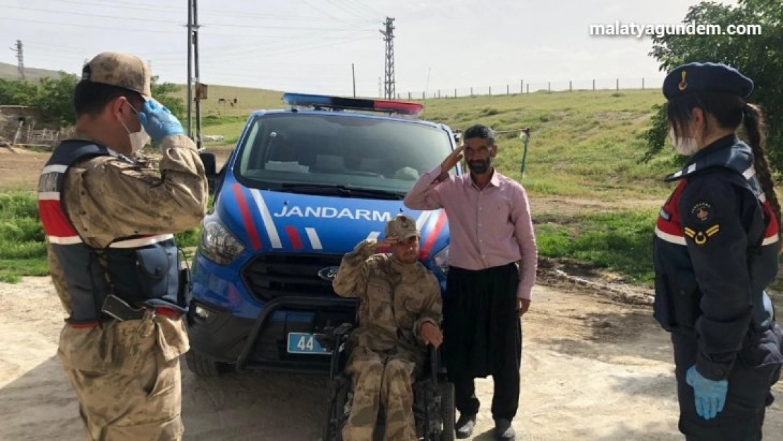 17 yaşındaki İbrahim'in hayalini jandarma gerçekleştirdi