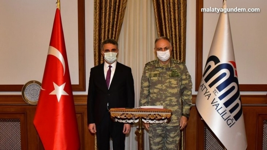2. Ordu Komutanı Gürak'tan Vali Baruş'a ziyaret