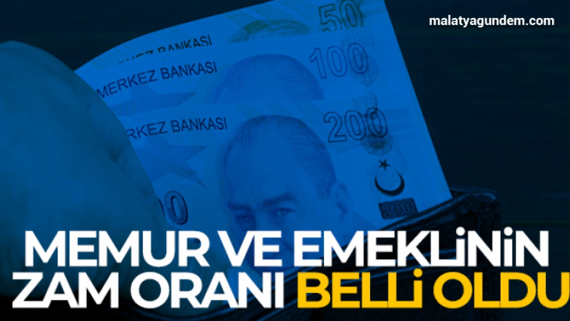 2022 memur ve emekli maaş zam oranı belli oldu