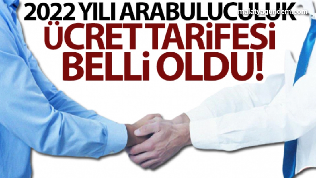 2022 yılı arabuluculuk ücret tarifesi belli oldu