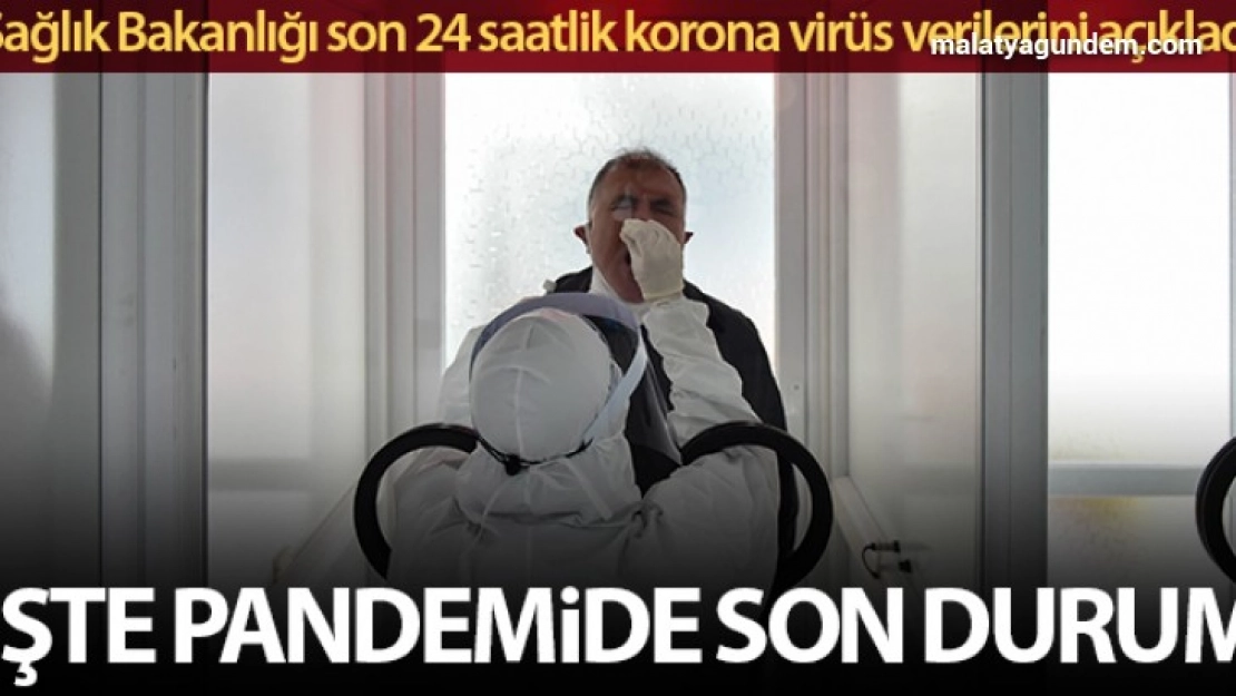 24 saatlik verilere göre 22 bin 83 vaka tespit edildi