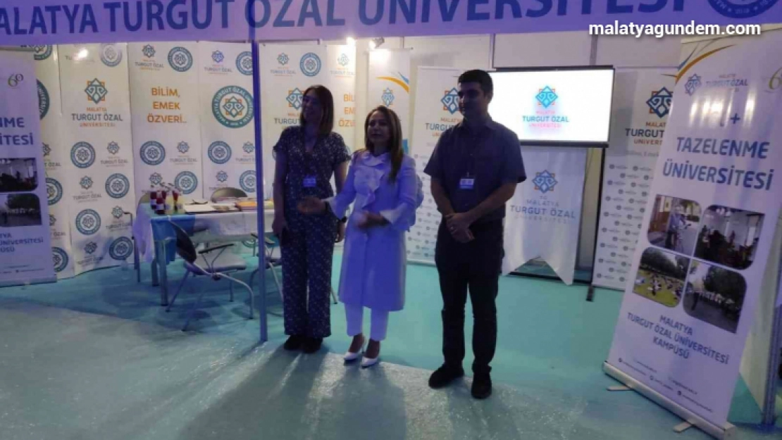 25'inci Kayısı Festivali Fuarında Turgut Özal Üniversitesi de stant açtı