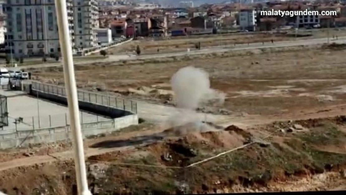 35 yıl sonra polise verdiği bilgi sayesinde toprağa gümülü top mermisi bulundu