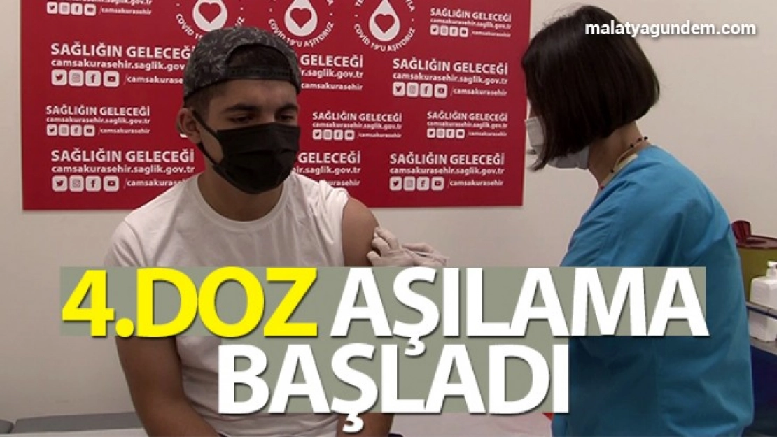 4. Doz aşılama başladı