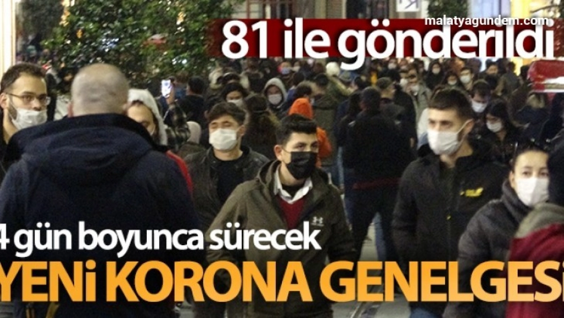 4 gün sürecek yeni korona virüs genelgesi
