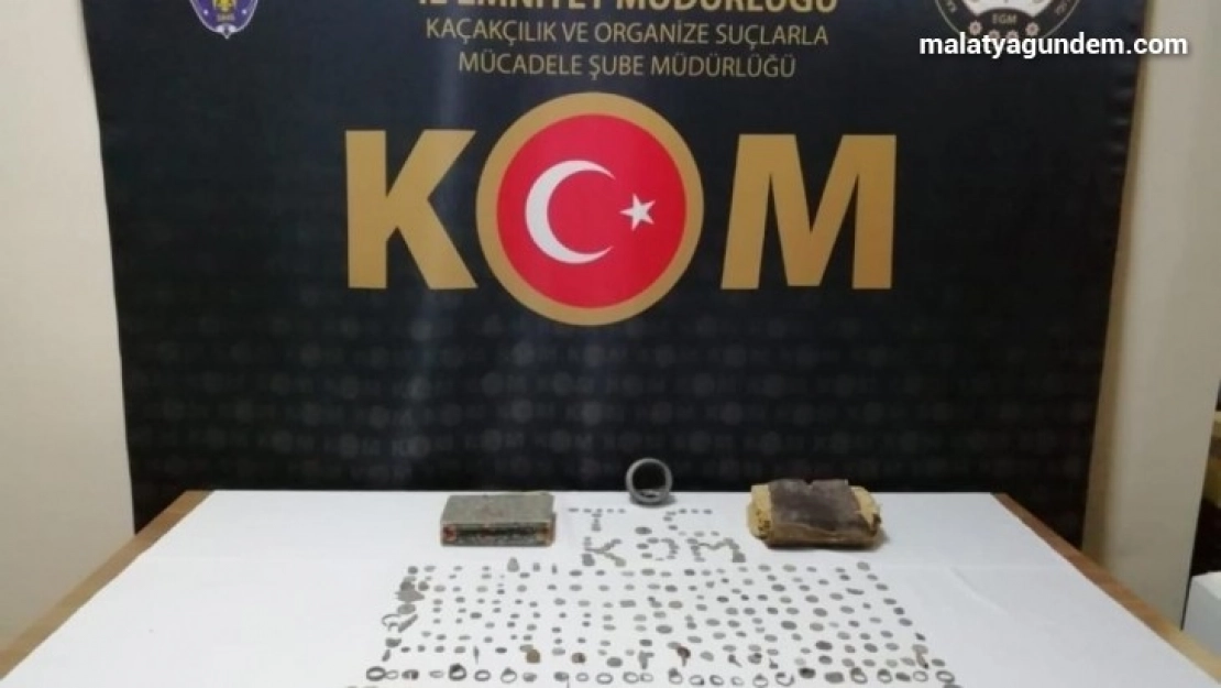 413 adet tarihi sikke ele geçirildi