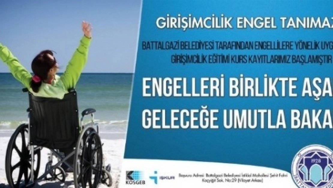 50 Engelliye Uygulamalı Girişimcilik Eğitimi Verilecek