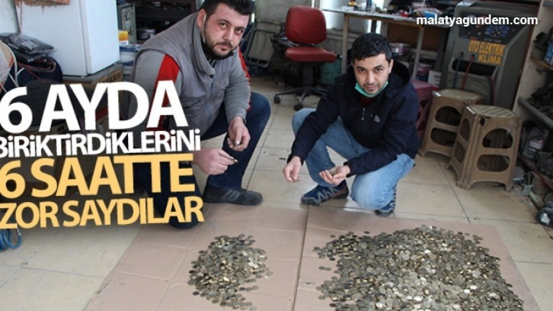 6 ayda biriktirdiklerini 6 saatte zor saydılar