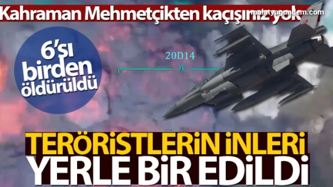 6 PKK'lı terörist etkisiz hâle getirildi