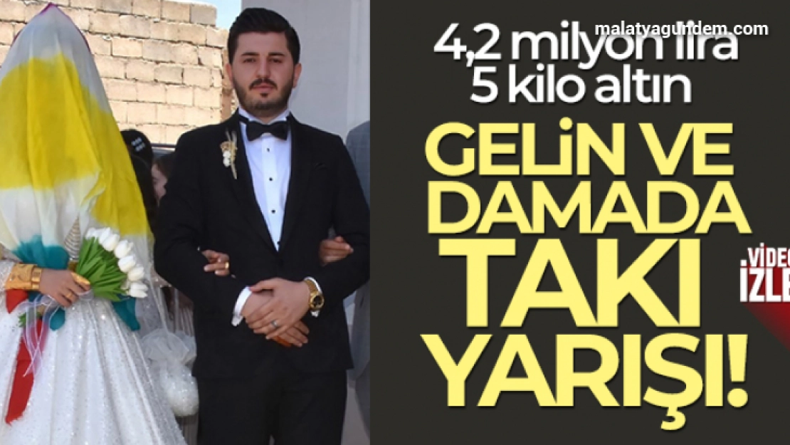 7 bin kişinin katıldığı aşiret düğününde damada 4,2 milyon lira, geline 5 kilo altın takıldı