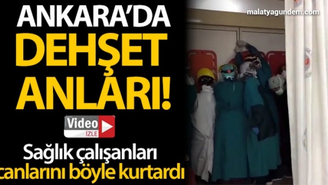 Acil serviste hayatını kaybeden kişinin yakınları hastaneyi bastı, sağlık çalışanları sedyeyle korunmaya çalıştı