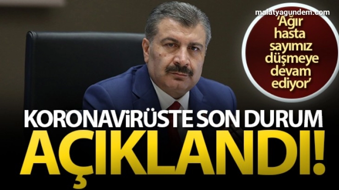 Ağır hasta sayımız düşmeye devam ediyor