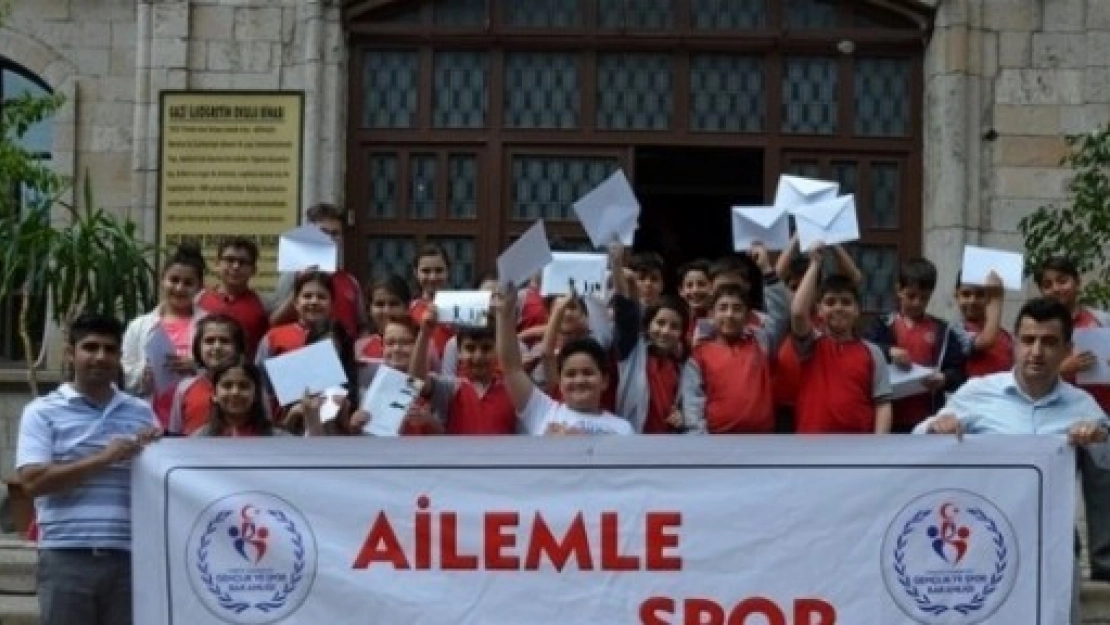 'Ailemle Spor Yapıyorum'' Projesi Tanıtıldı