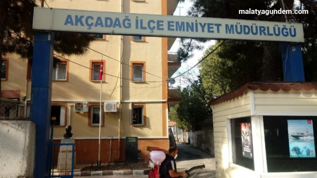 Akçadağ'da dezenfekte çalışmaları sürüyor