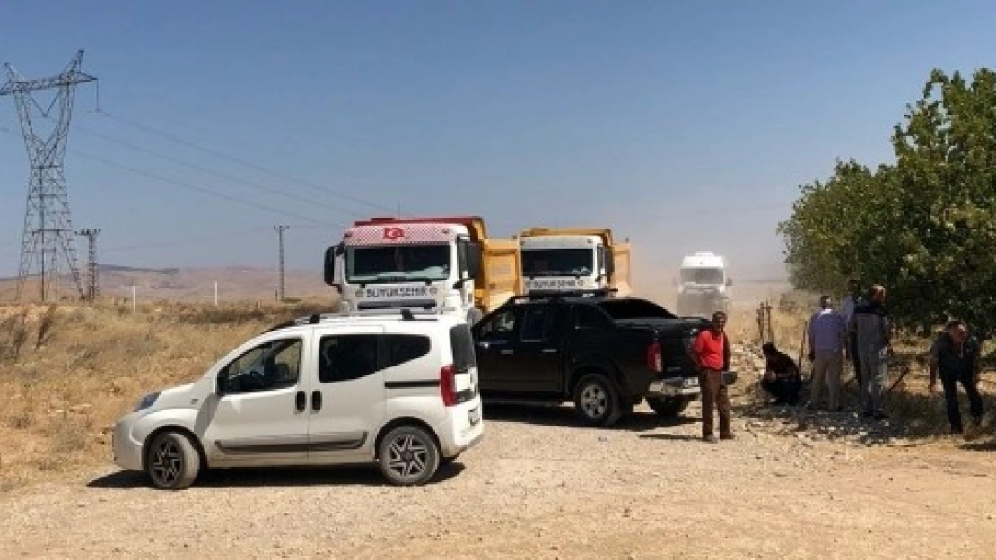 Akçadağ'da Yol Eylemi