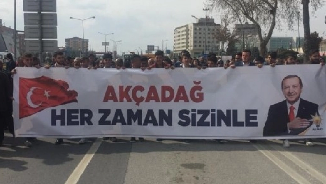 Akçadağlılardan Erdoğan'ın Mitingine Büyük İlgi