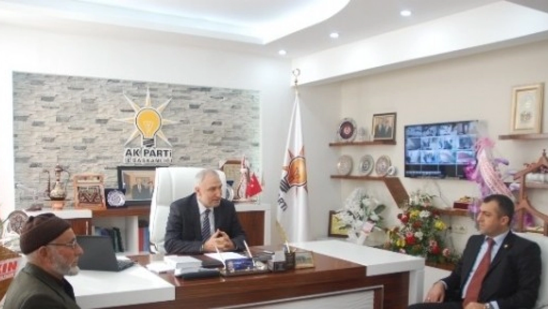 Akın'dan AK Parti İl Başkanı Kahtalı'ya Hayırlı Olsun Ziyareti