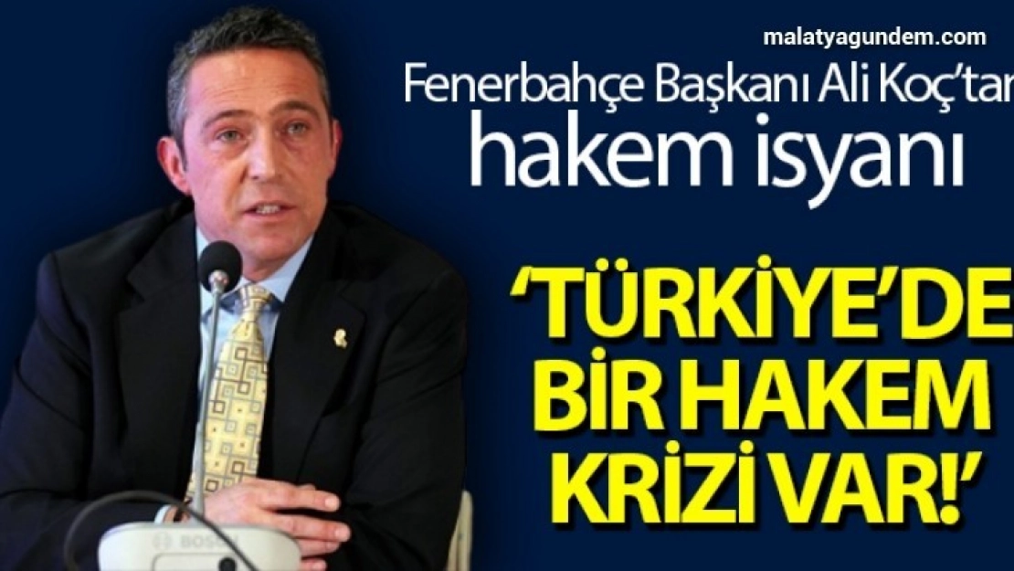 Ali Koç: 'Türk futbolu kaosa sürükleniyor'