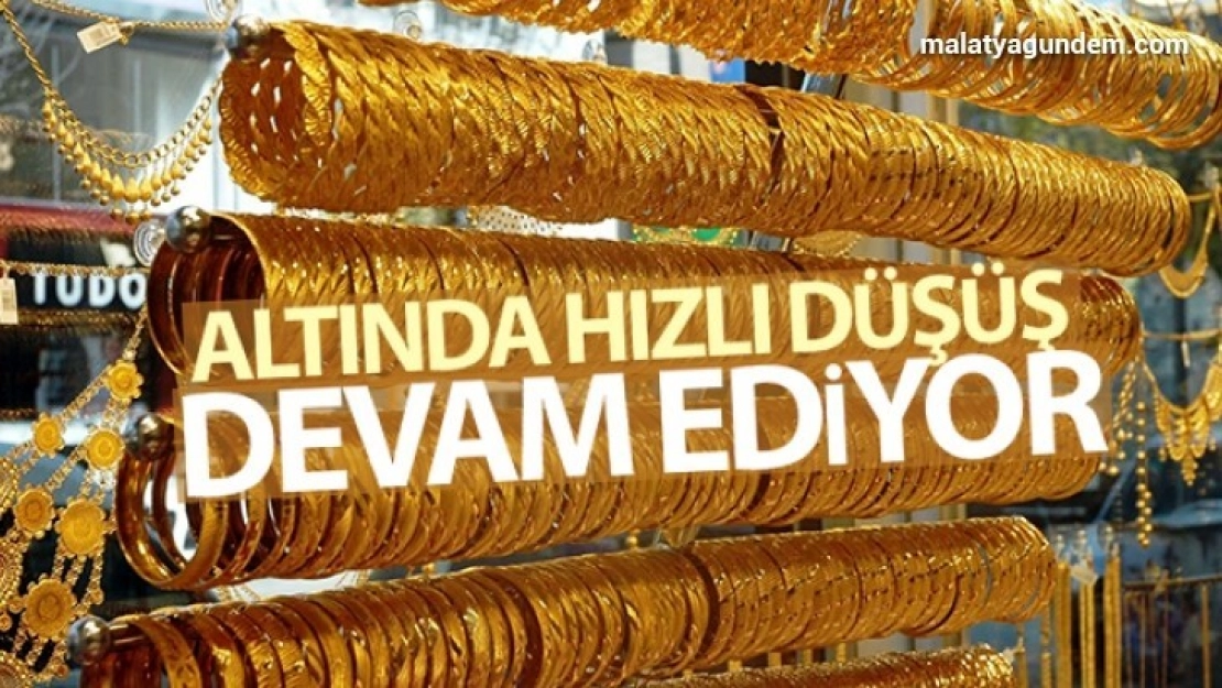 Altında hızlı düşüş devam ediyor