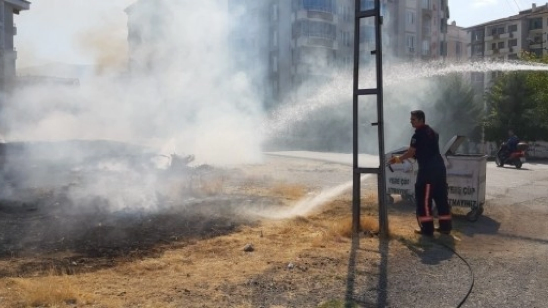 Anız Yangını Büyümeden Kontrol Altına Alındı