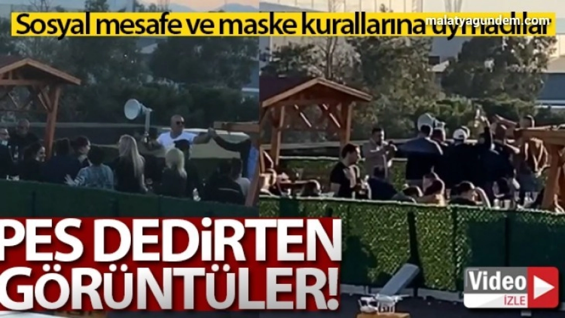 Antalya'da 'korona partisi' devam ediyor