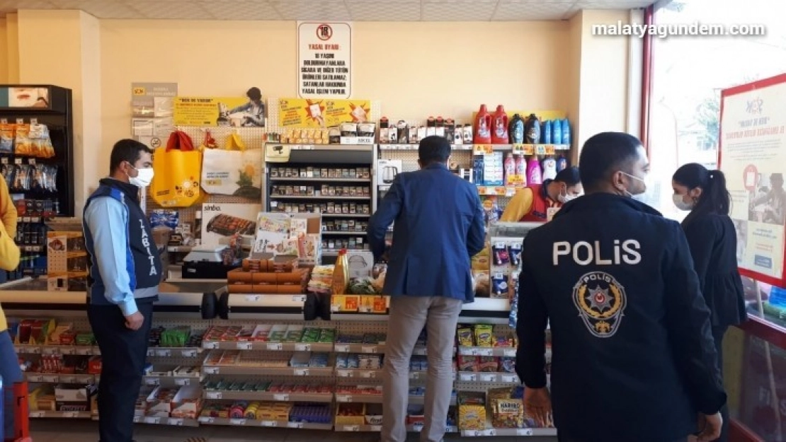 Arapgir'de korona virüs denetlemesi