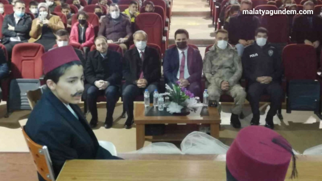 Arguvan'da Mehmet Akif Ersoy'u anma programı