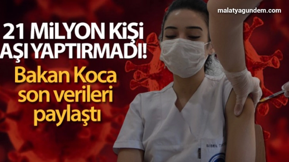 Aşılamada son veriler paylaşıldı