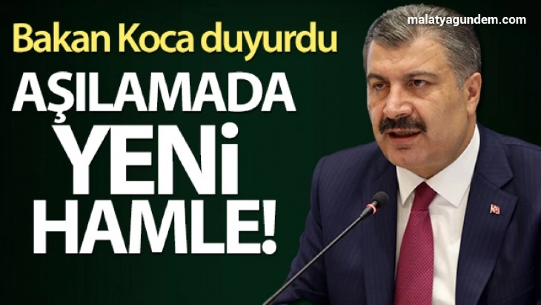 Aşılamada yeni hamle!