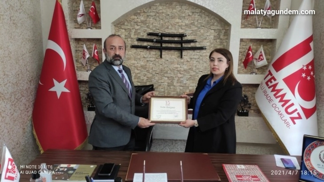 Av. Aslı Gizem Gündüz, Kadın Kolları Genel Başkanlığına atandı