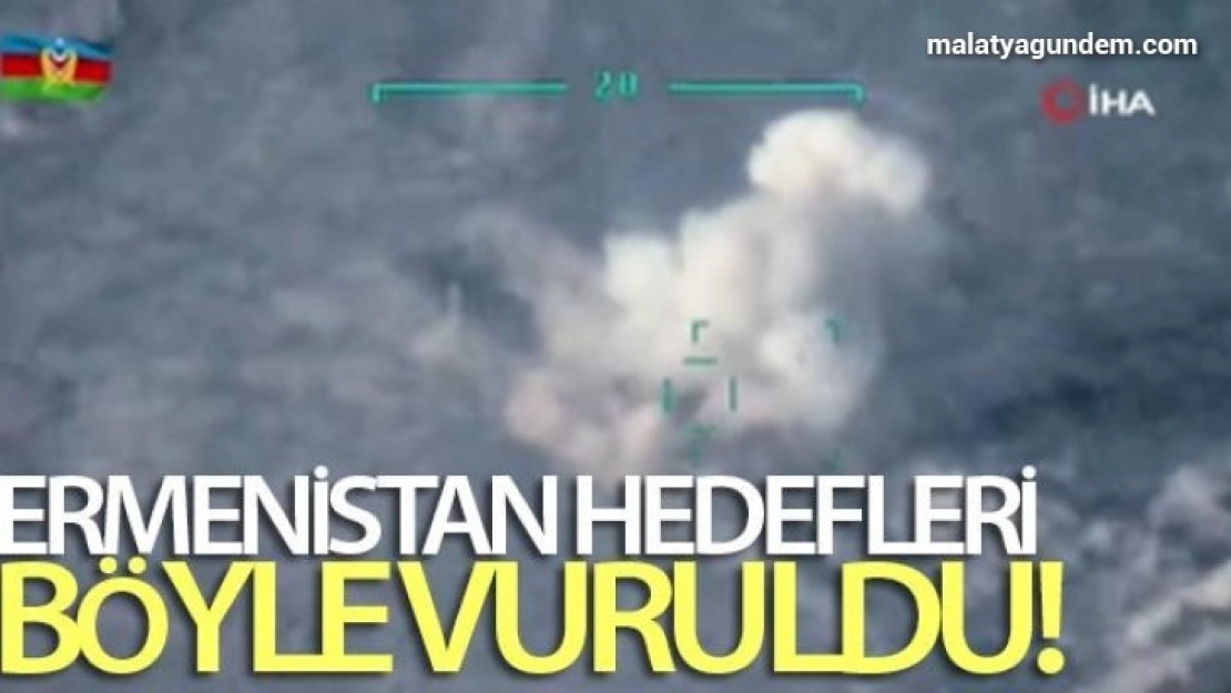 Azerbaycan Ordusu, Ermeni ordusuna ait askeri teçhizatı nokta atışıyla vuruyor