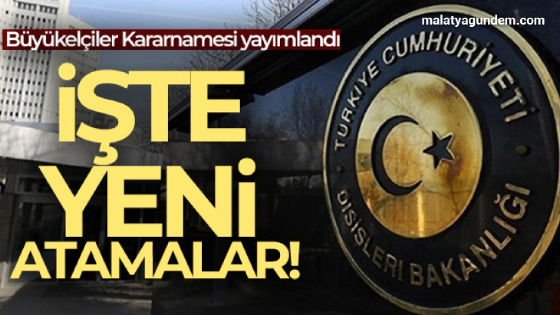 Bakan Çavuşoğlu büyükelçilik görevlerini tebliğ etti