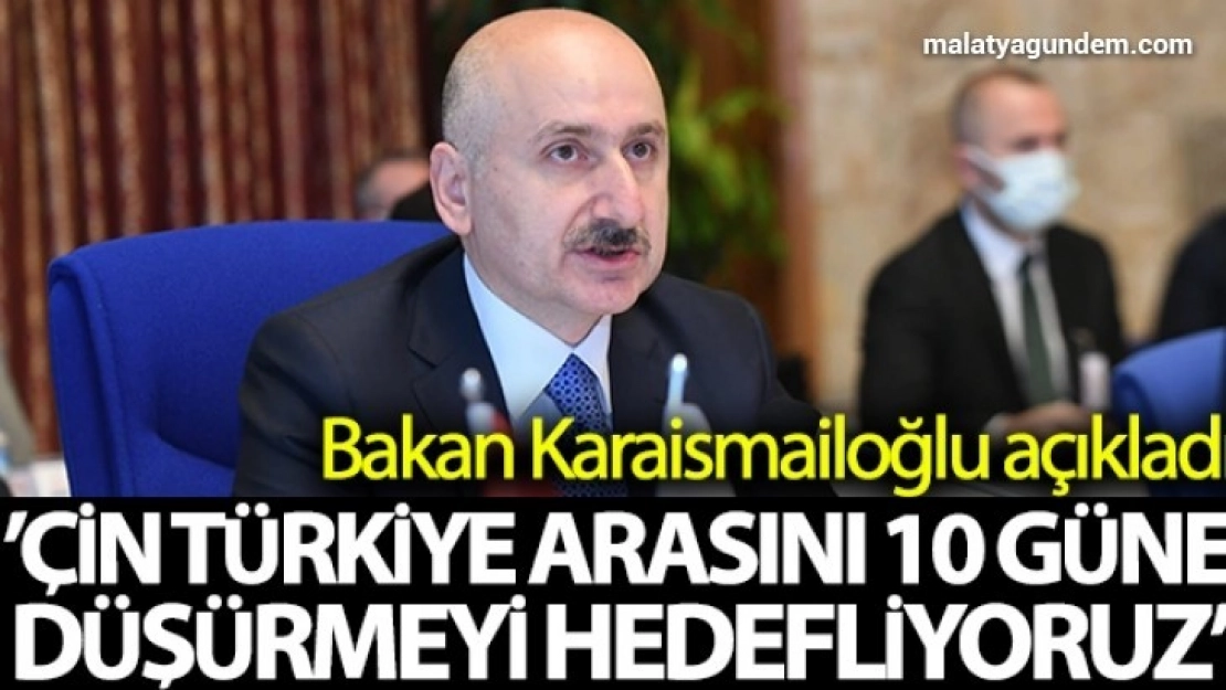 Bakan Karaismailoğlu'ndan önemli açıklamalar