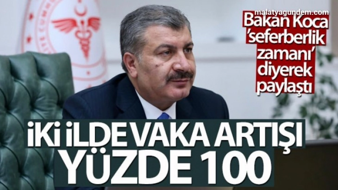 Bakan Koca 4 ilin sağlık müdürleriyle görüştü